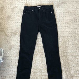 Good American Good Waist, Black, 8/ 29, EUC